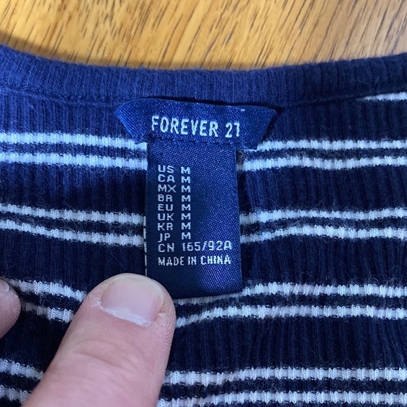 FOREVER 21 Striped Knit Top - Picture 4 of 7